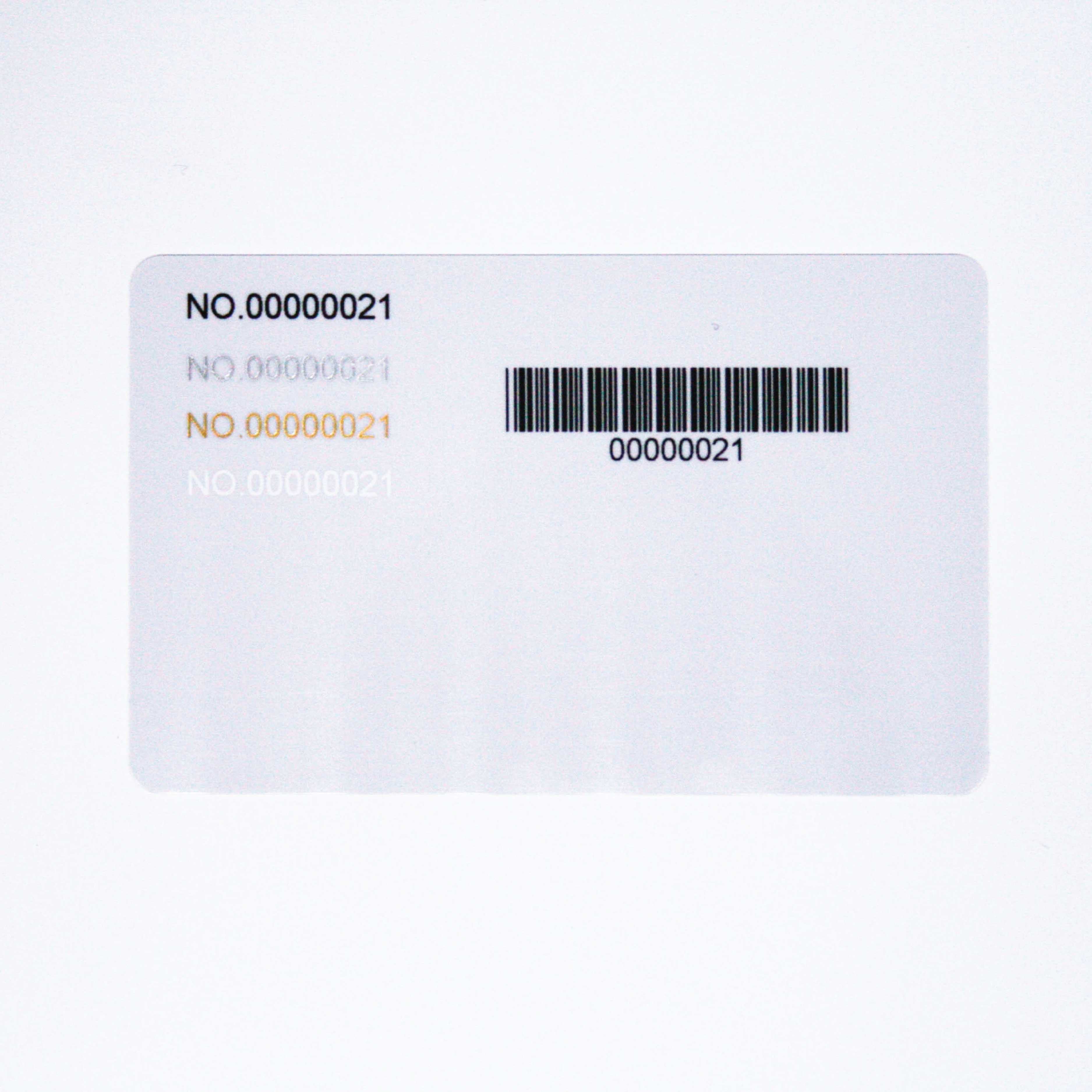 Inkjet printing credit card Inkjet printing credit card