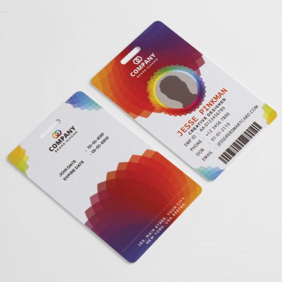 Gate card in order to control personnel access