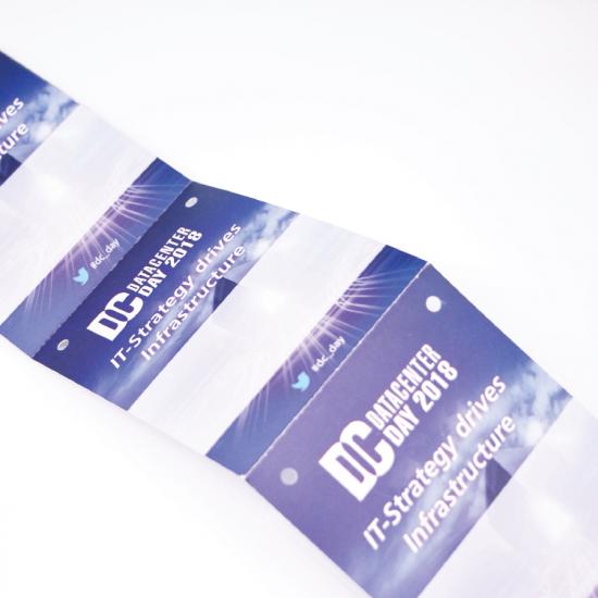 Conjoined paper tickets with RFID